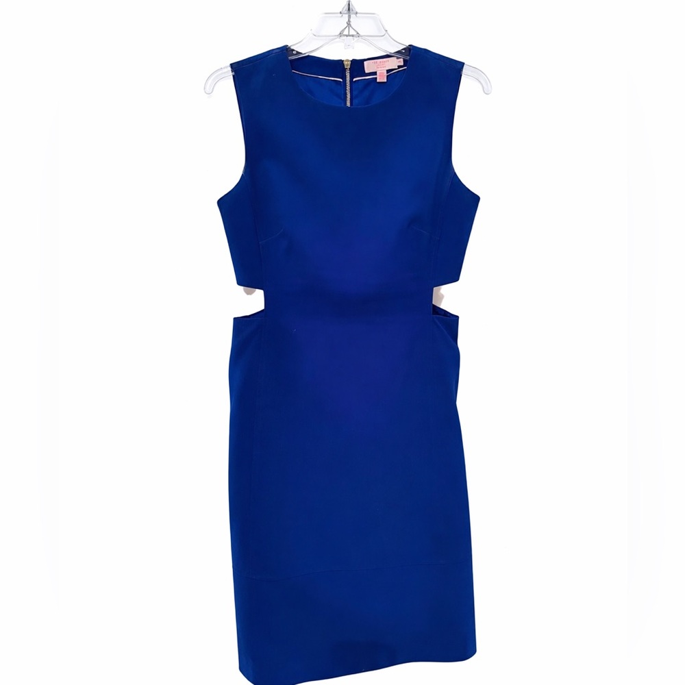 Ted Baker Royal Blue Cutout Mini Dress